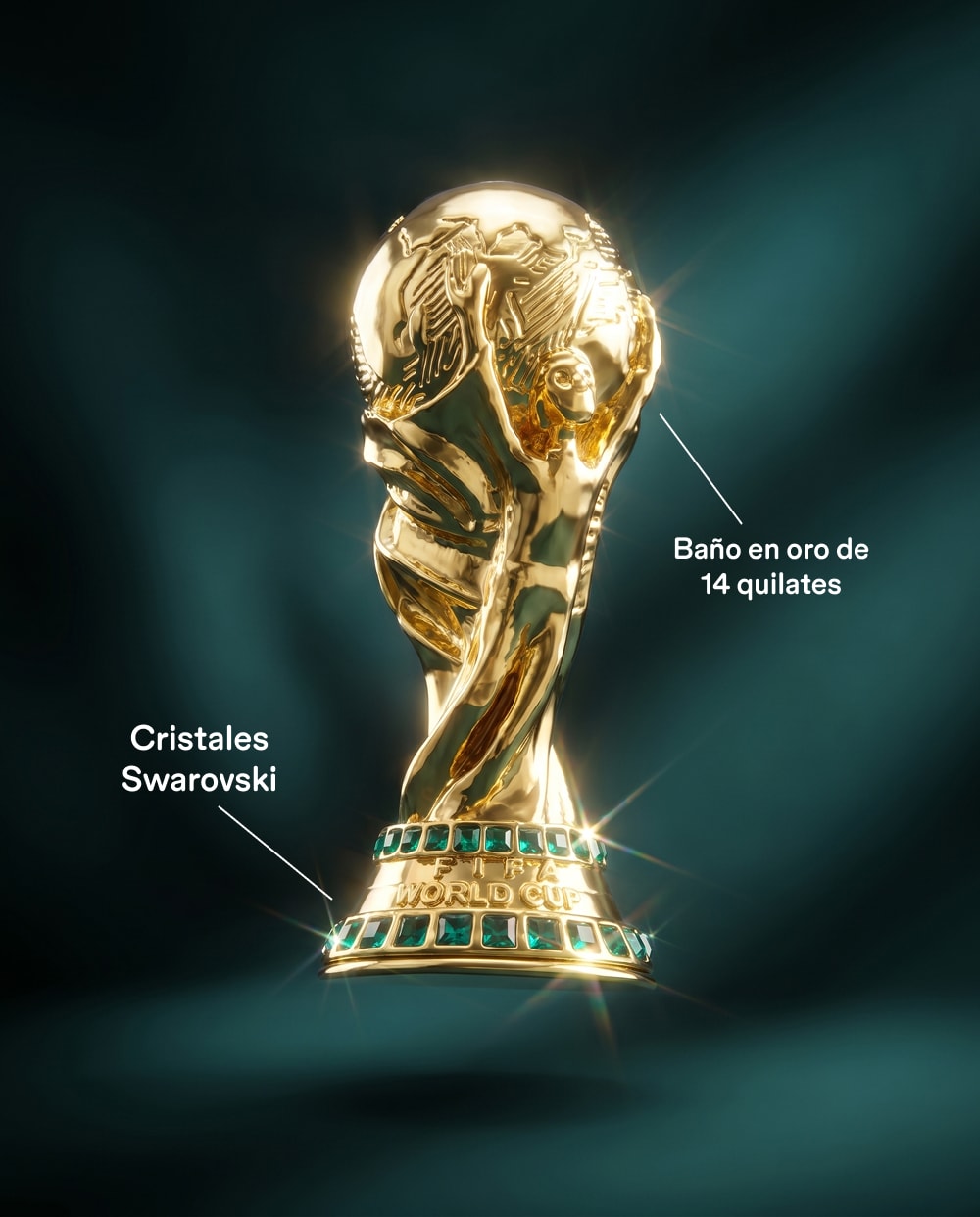 copa oro baño